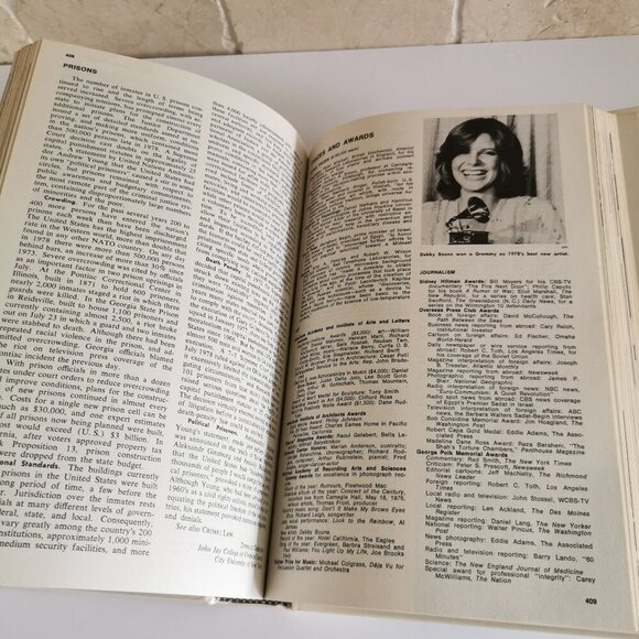 1979 Year Book Encyclopedia Vintage Birthday Gift Annual Recap Grolier Gen X - Picture 8 of 8
